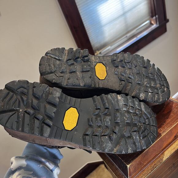 Vintage Danner Boots Mens Size 7 Brown Black GORE-TEX Vibram Hiking Outdoor USA - Picture 9 of 11